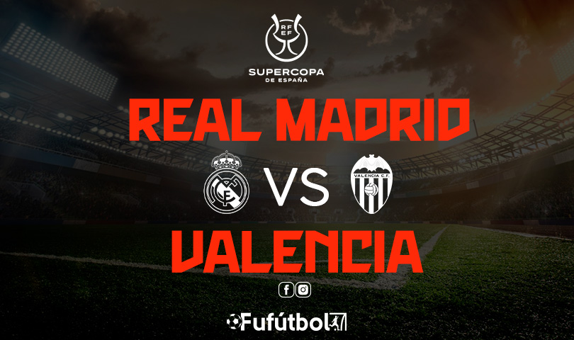 Ver Real Madrid vs Valencia VIVO y en DIRECTO ONLINE por Internet la SuperCopa de España