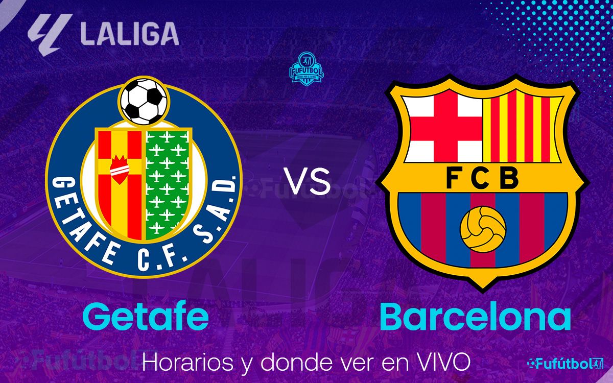 Getafe vs Barcelona en VIVO Online y en DIRECTO LaLiga 23-24